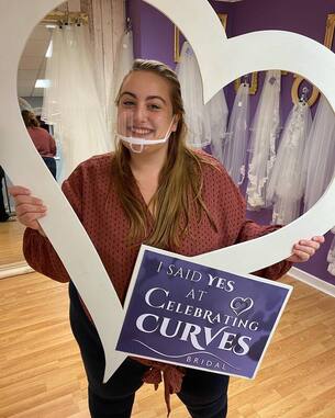 Our curvy bride to be Marta saying 